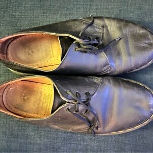 Black Doc Martens oxfords, vintage